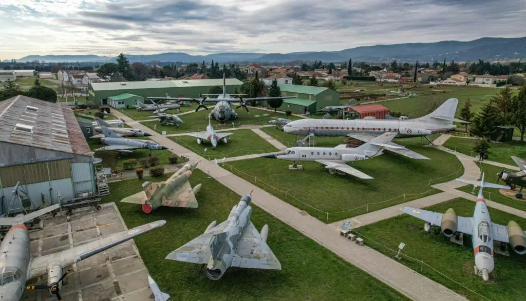 Avions exposés au Musée Européen de l’Aviation de Chasse à Montélimar